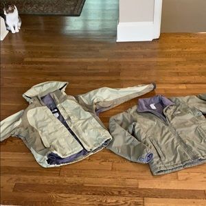 Green North Face Insulated Coat (winter/heavy)